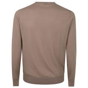BALLANTYNE Men's Crew Neck Sweater Men BROWN Sweaters & Cardigans